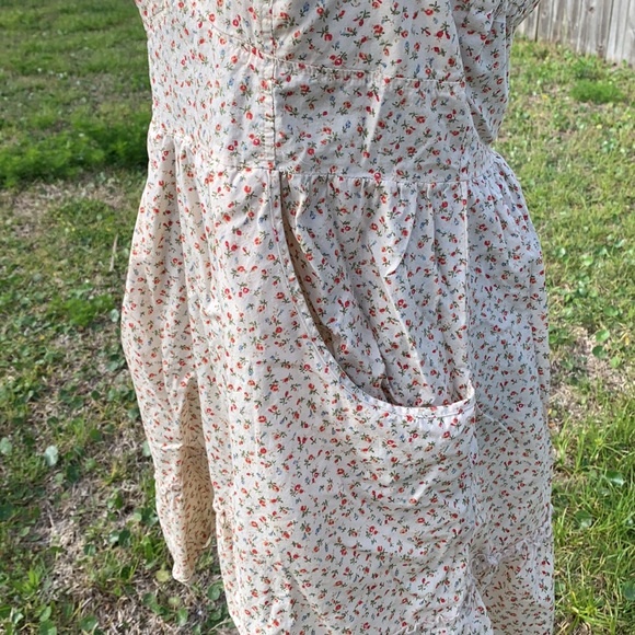 MOSSIMO Cottagecore Prairie Cotton Dress L - Picture 7 of 11